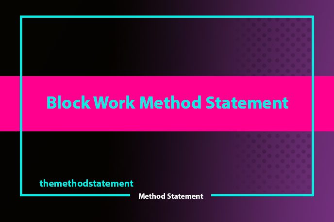 Block Work Method Statement