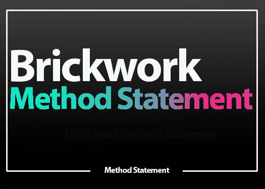 brickwork method statement