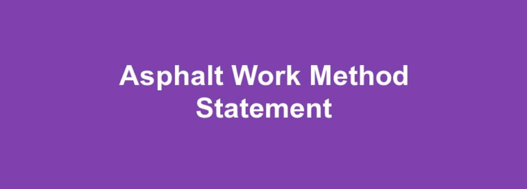 asphalt-work-method-statement