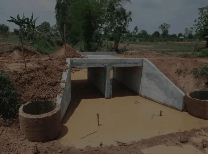 constructed box culvert